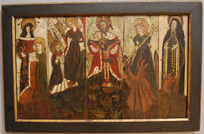 Anonymous, The Leake Panels, early 16th century, York Museums Trust. Oil on oak, 69.5 x 115.5 cm. 